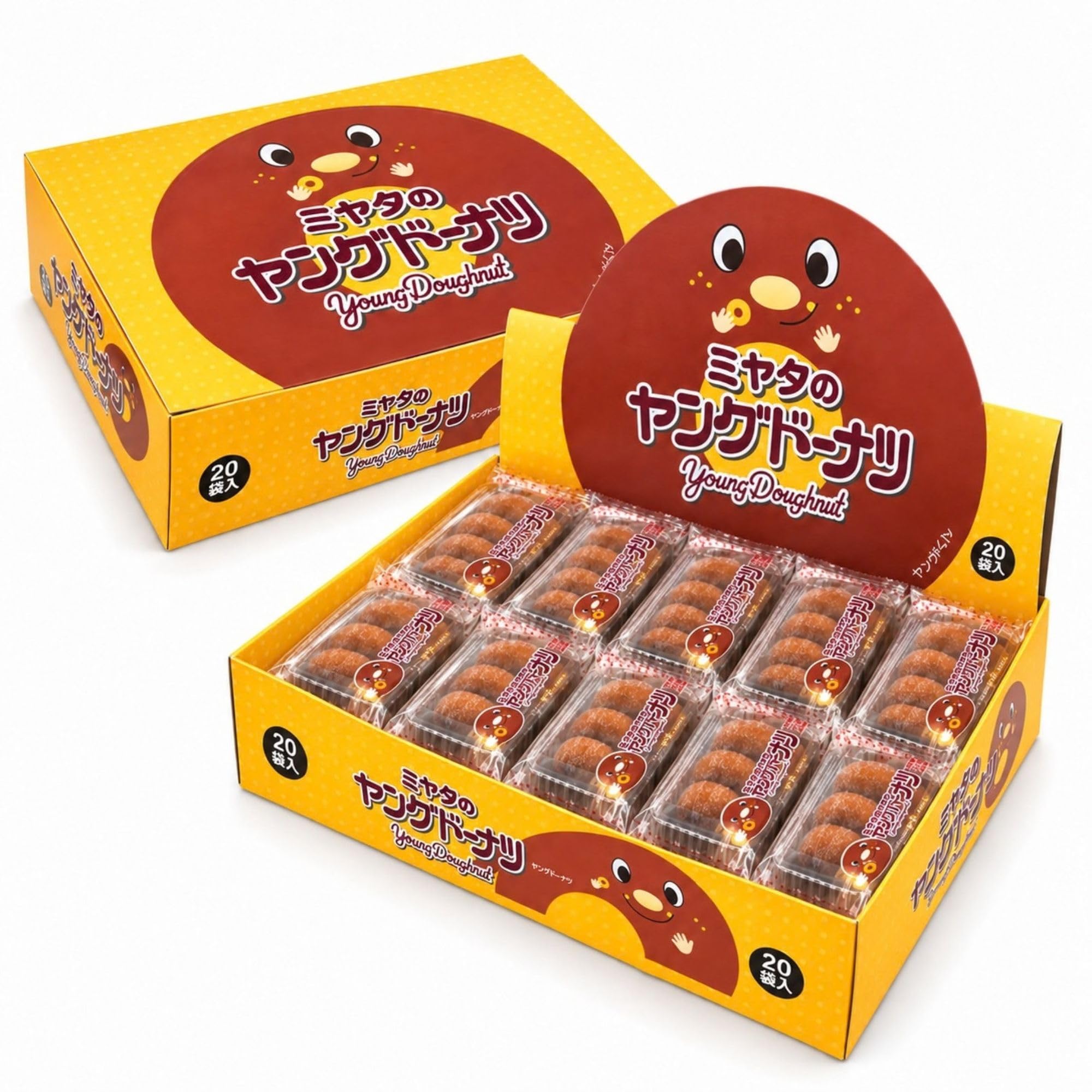 Amazon.co.jp: 宮田製菓 ヤングドーナツ 箱買い おやつ スイーツ